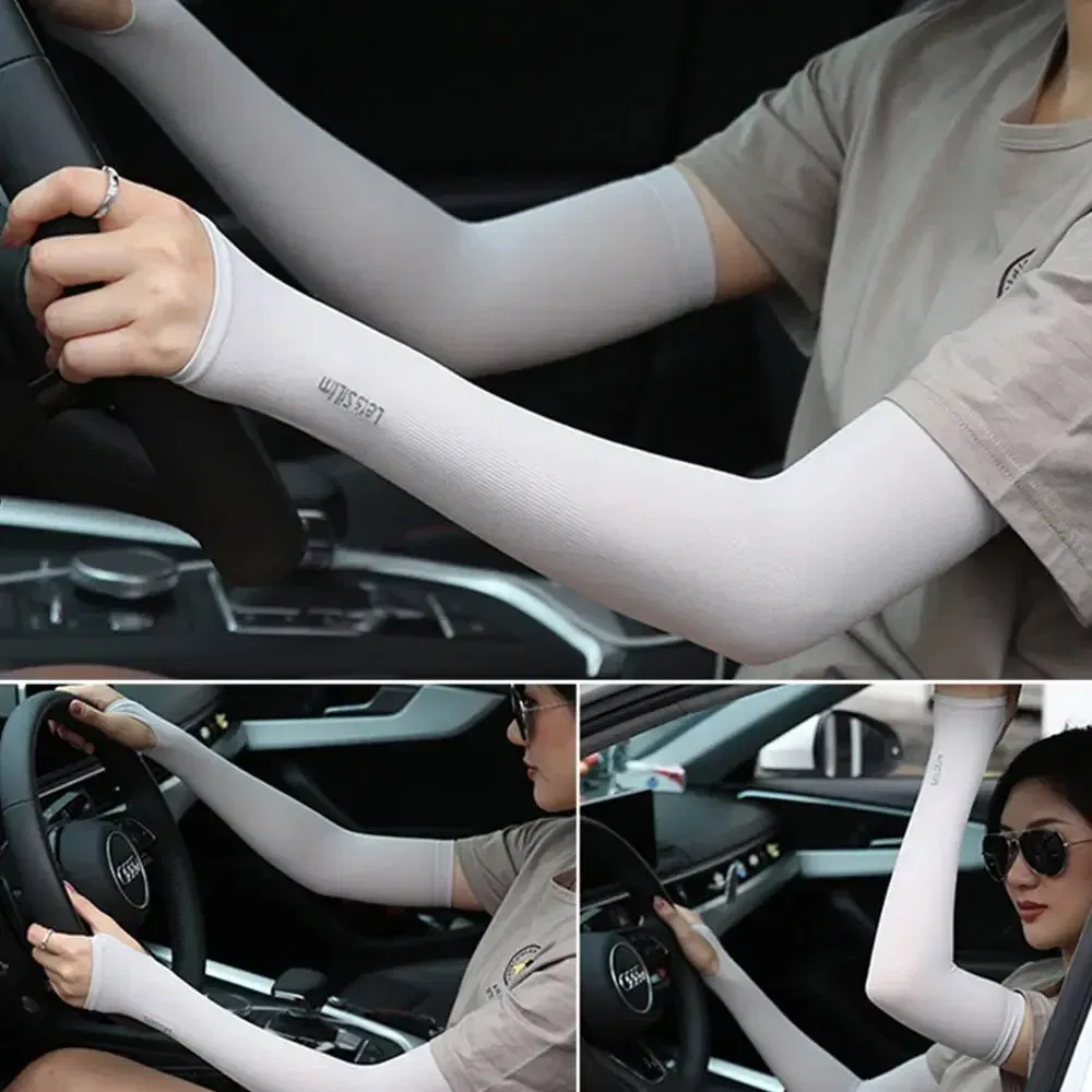 Color: GRAY - Unisex Arm Guard Sleeve Warmer Women Men Sports Sleeves Sun UV Protection Hand Cover Support Running Fishing Cycling Ski