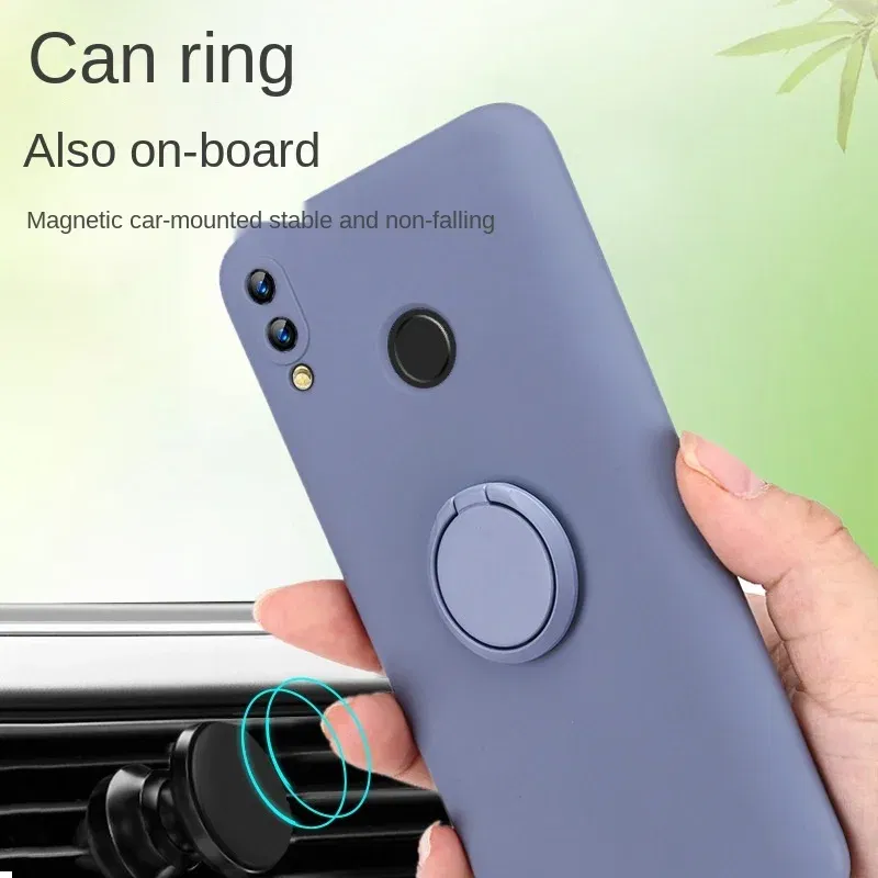 Color: Sapphire - Mobile Phone Holder Ring Buckle Metal Lazy Car Holder Liquid Gift for IPhone XS Huawei Samsung Cell Smart Phone Ring Holder