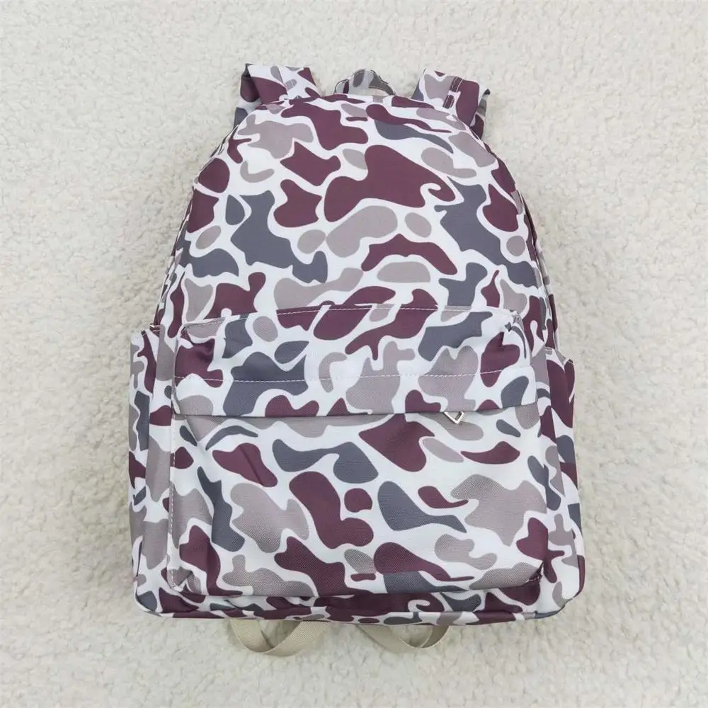 Color: Blue - Wholesale Baby Boy Boy Girl Backpack Camo Daypack Toddler Children Outdoor Portable Kids School Bag