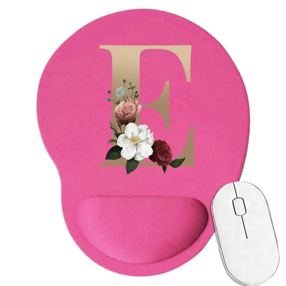 Color: Khaki - Mouse Pad Gaming MousePad Premium Mousepad Speed and Control Desk Pad Pink Mouse Mat High-Grade Desk Mat Gold Letter Series
