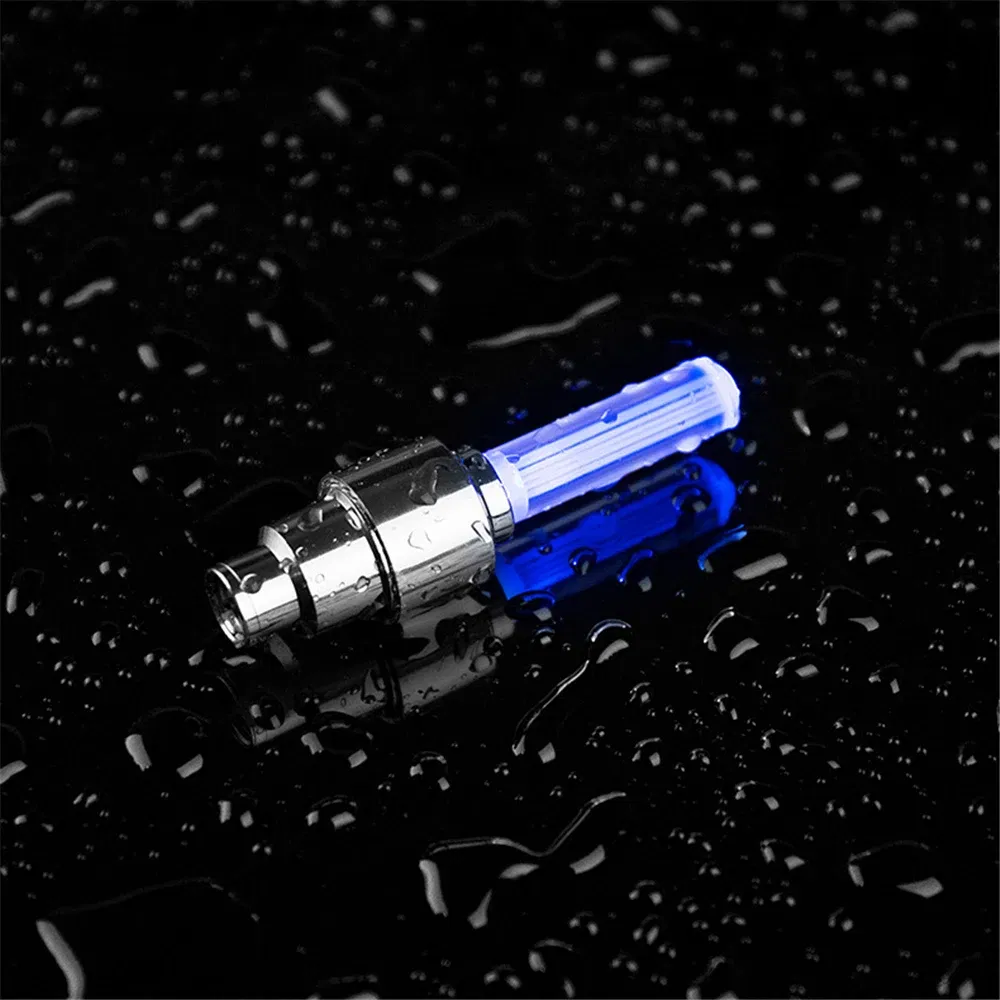 Color: Yellow, Ships From: CHINA - Bike Valve Caps Lamp Neon Spoke Light Bike Cool LED Flash For Road Bicycle MTB Motorcycle Car Tire Nozzle Cycling Accessories