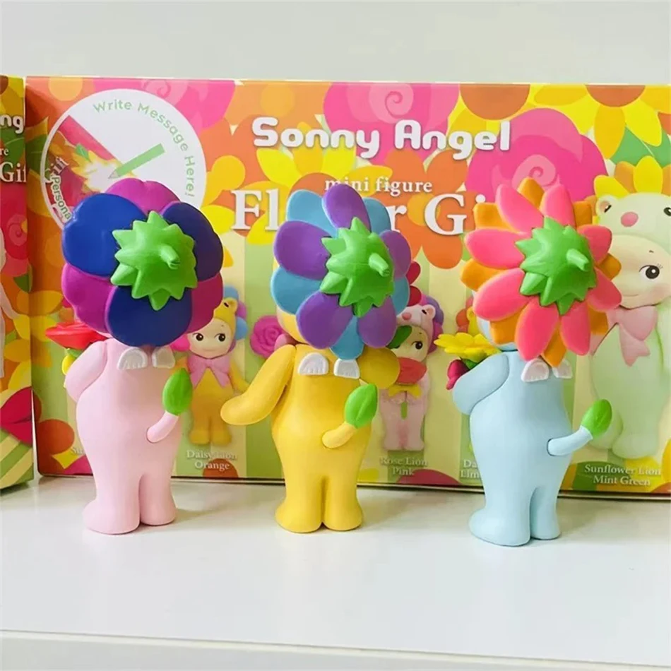 Color: Brown - Sunshine Angel Party Angel Kids Christmas Birthday Gift Flower Gift Series Tide Doll Car Decoration Cute Blind Box