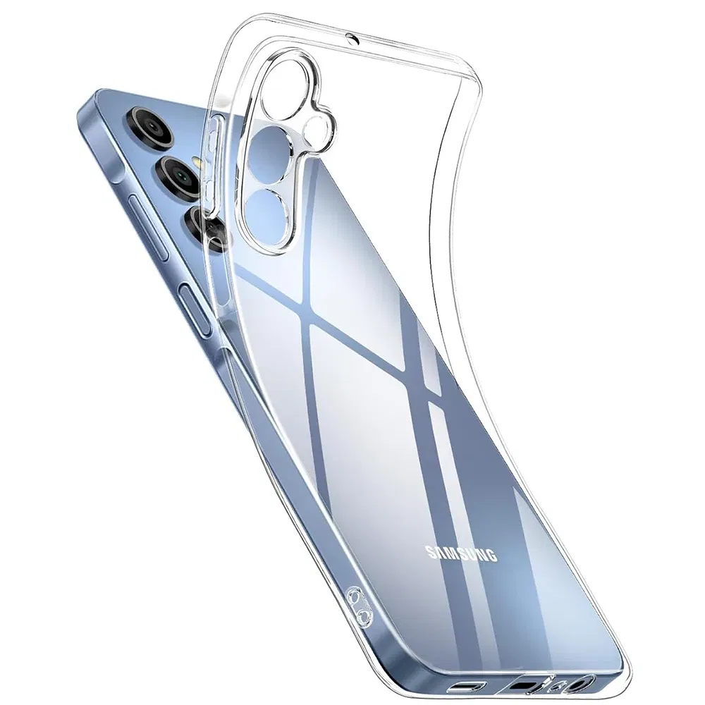 Material: ABS - Ultra Thin Silicone Soft Case For Samsung Galaxy S25 S24 S23 S22 S21 S20 FE Plus Ultra Transparent Clear Cover Fundas