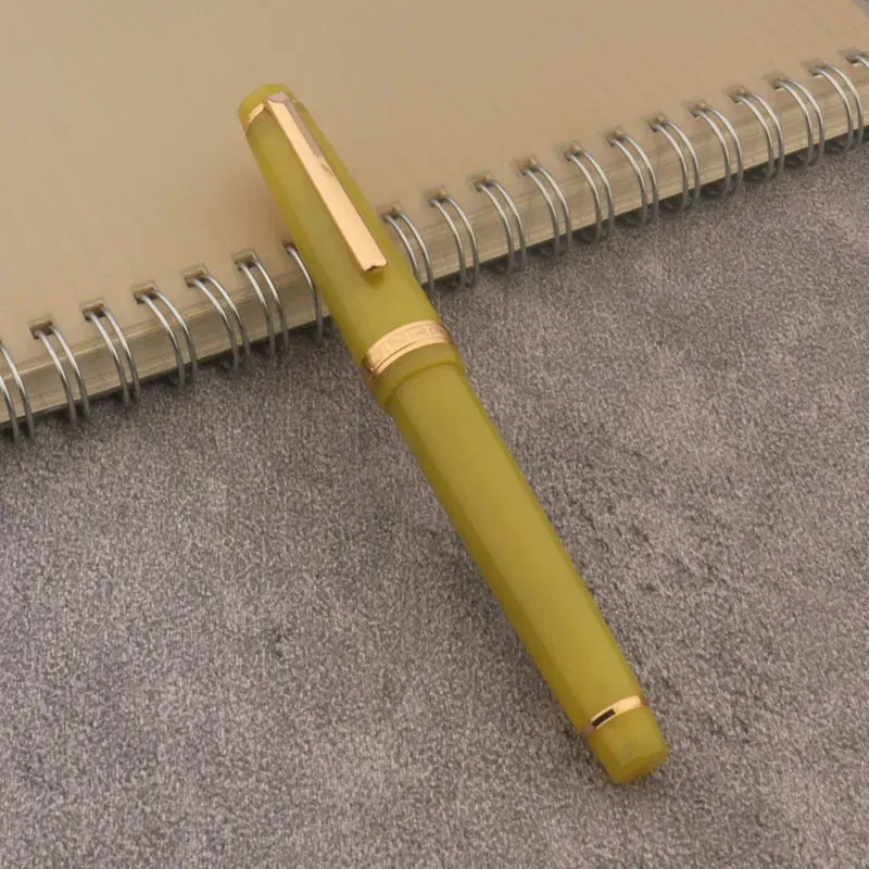 Color: Pink - JinHao 82 Fountain Pen Color match Dip in water Glass Nib Stationery Office School Supplies Ink Pens