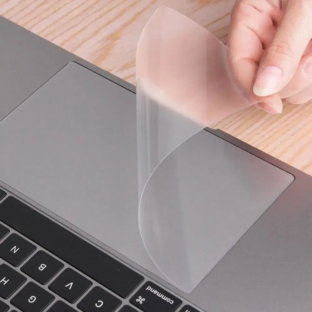 Color: Black - Laptop Touchpad Protective Film Sticker Anti Scratch Clear Protector For Apple MacBook 13 14 15 16 inch Touch Bar Air Pro 2023