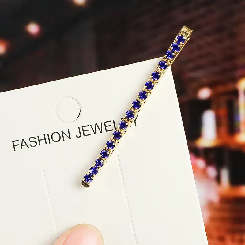 Color: Turquoise, Ships From: CHINA - 2020 New Elegant Rhinestone Hairpins Women Girls Hair Clips Pin Accessories Hair Ornaments Hairclip Hairgrip Barrettes Headdress