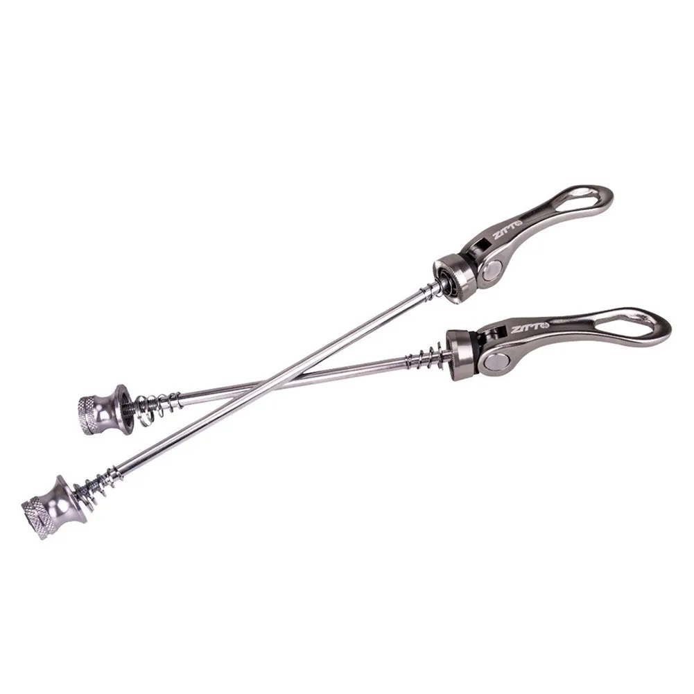 Color: WHITE, Ships From: CHINA - Parts Quick Release Skewer Skewer Anti-corrosion Bike Front Rear QR Mountain Bike Aluminum Alloy + Steel Hot New