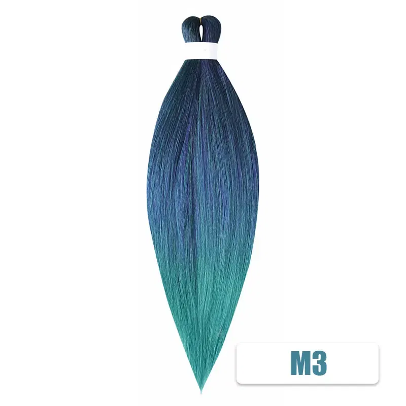 Color: P8/613, Stretched Length: 26inches, Bulk Buy: 1Pcs/Lot - Kanekalon 26inch Hot Water Set Pre Stretched Jumbo Braiding Hair Box Twist Braids Synthetic Hair Extensions For Women Soft Yaki