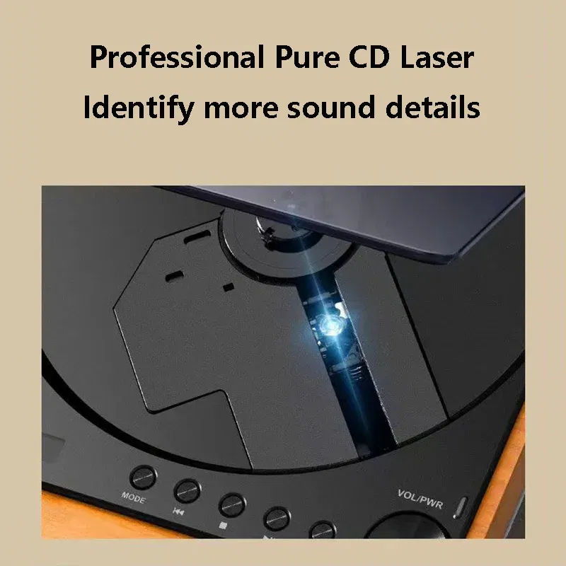 Color: black, Ships From: CHINA - New! Wooden HIFI CD Player Bluetooth 5.1 Digital Optical Output USB Lossless Playback Wooden CD Music Player Infrared Remote