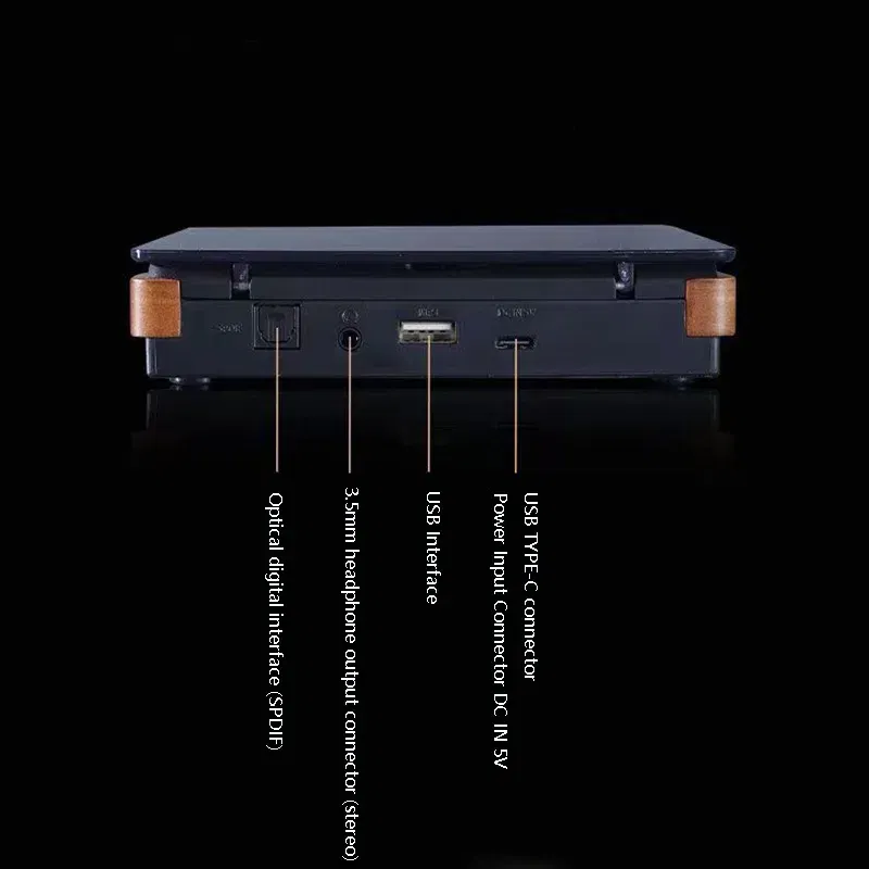 Color: black, Ships From: CHINA - New! Wooden HIFI CD Player Bluetooth 5.1 Digital Optical Output USB Lossless Playback Wooden CD Music Player Infrared Remote