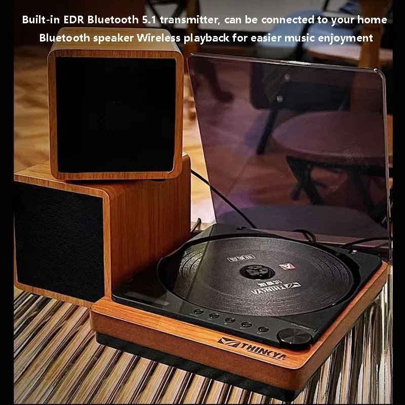 Color: black, Ships From: CHINA - New! Wooden HIFI CD Player Bluetooth 5.1 Digital Optical Output USB Lossless Playback Wooden CD Music Player Infrared Remote
