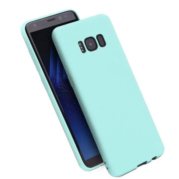 Color: black, Material: Plastic - Case For Samsung Galaxy S8 S9 S10 S20 Ultra A6 A7 A8 A9 2018 S20 Plus A10 A20 A30 A50 A70 Matte Silicone Soft TPU Cover case