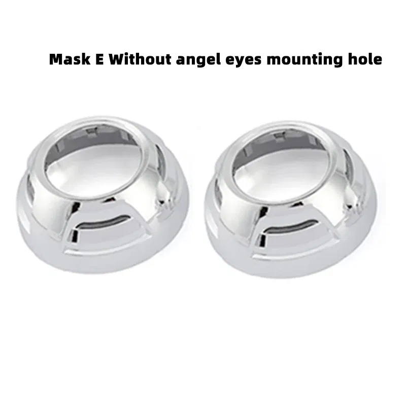 Color: WHITE - SANVI 2.5INCHES 3INCHES BI XENON/LED Projector lens mask  shrouds Car light accessories