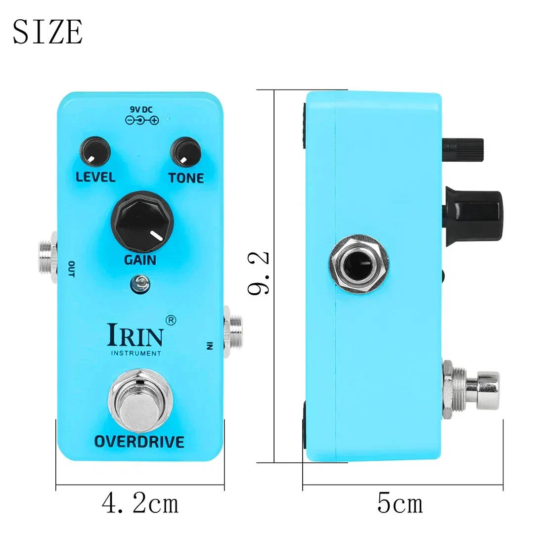 Color: WHITE, Ships From: CHINA - IRIN Delay Guitar Effects Pedal Overdrive Distortion Single Digital Analog Effects Pedal for Guitar Bass Guitar Accessories