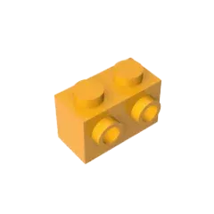 Color: black - MOC PARTS DIY GDS-634 BRICK 1X2 W. 2 KNOBS compatible with lego 11211 children's toys Assembles Building Blocks Technical