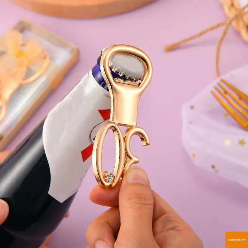 1pc 30th Anniversary Party Gifts Beer Bottle Opener Tools Gadgets Golden Funny Bottle Openers Alloy Kitchen Tools Accessories