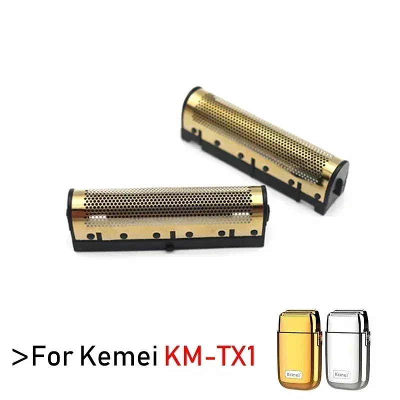 Color: PURPLE - For Kemei KM-TX1 Electric Shaver Original High Quality Replacement Double Foiled Blade Net Cover Repair Accessories Wholesales