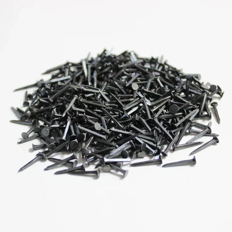 Length: 4mm - 100pcs Shoe Tacks/Nails 10-25mm Square Shank 1.1mm dia. For Lasting, Repairs. Tiny. Small