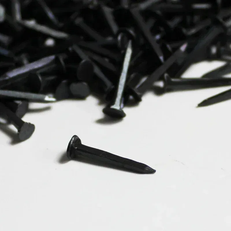 Length: 4mm - 100pcs Shoe Tacks/Nails 10-25mm Square Shank 1.1mm dia. For Lasting, Repairs. Tiny. Small