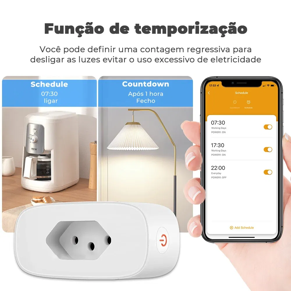 Color: BROWN, Standard: UK Plug, Ships From: CHINA - Tuya Smart Plug WiFi/Zigbee 16A Brasil Version APP Power Monitor Socket Timing On/Off Voice Control Works With Alexa Google Home