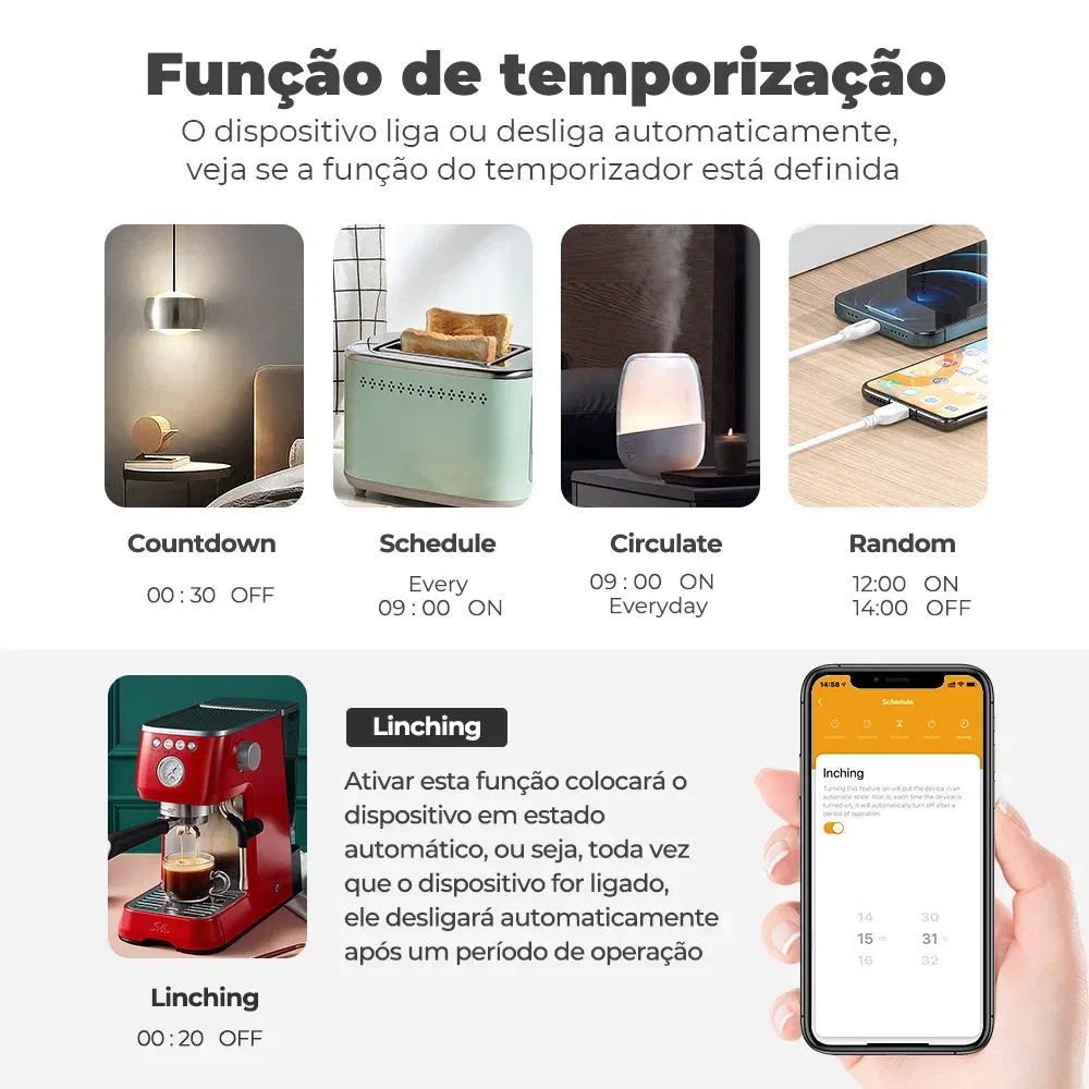 Color: BROWN, Standard: UK Plug, Ships From: CHINA - Tuya Smart Plug WiFi/Zigbee 16A Brasil Version APP Power Monitor Socket Timing On/Off Voice Control Works With Alexa Google Home