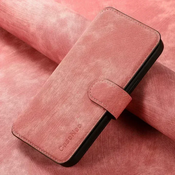 Color: Pink, Material: Plastic - Detachable 2IN1 Leather Card Funda for Xiaomi Poco F7 X7 M7 Pro 5G Luxury Case Magnetic Wallet Etui Poco X7 Pro F 7 Ultra Cover