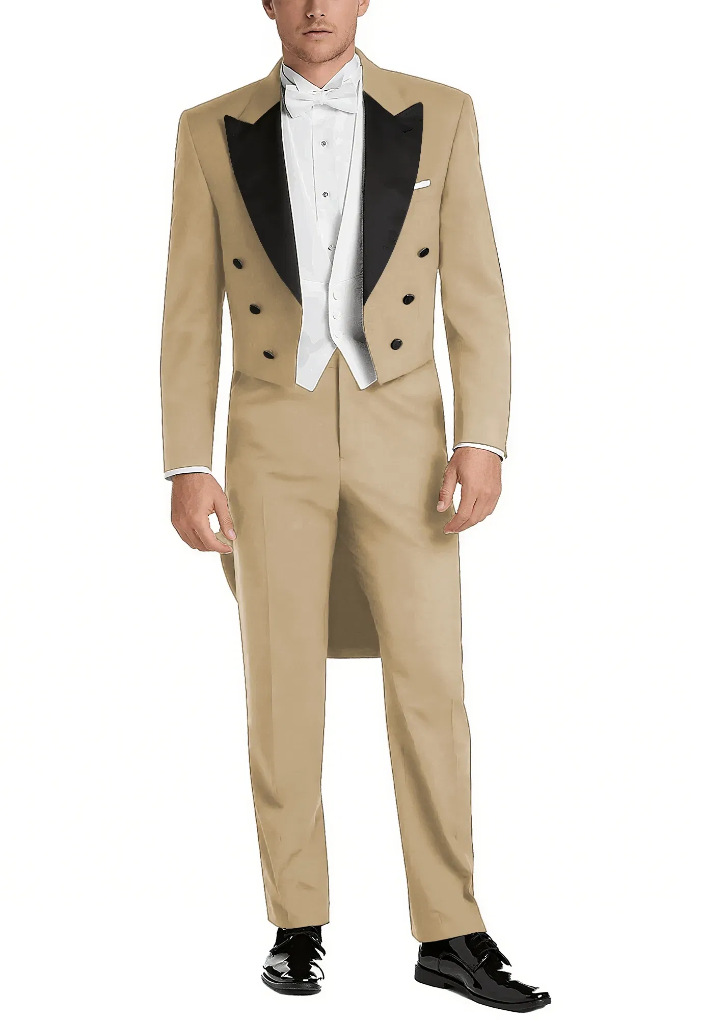 Color: MULTI, Size: XXL - Italy Style Aristocratic Men Suit Three Pieces(Jacket+Pants+Vest) Hot-selling High-quality Double Breasted Male Clothing