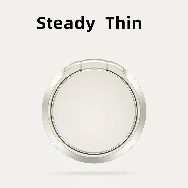 Color: Pink - Metal 360 Degree Rotation Mobile Phone Holder Holder Stand Ring Buckle Creative Gift Universal Lazy Car Holder Round Liquid New