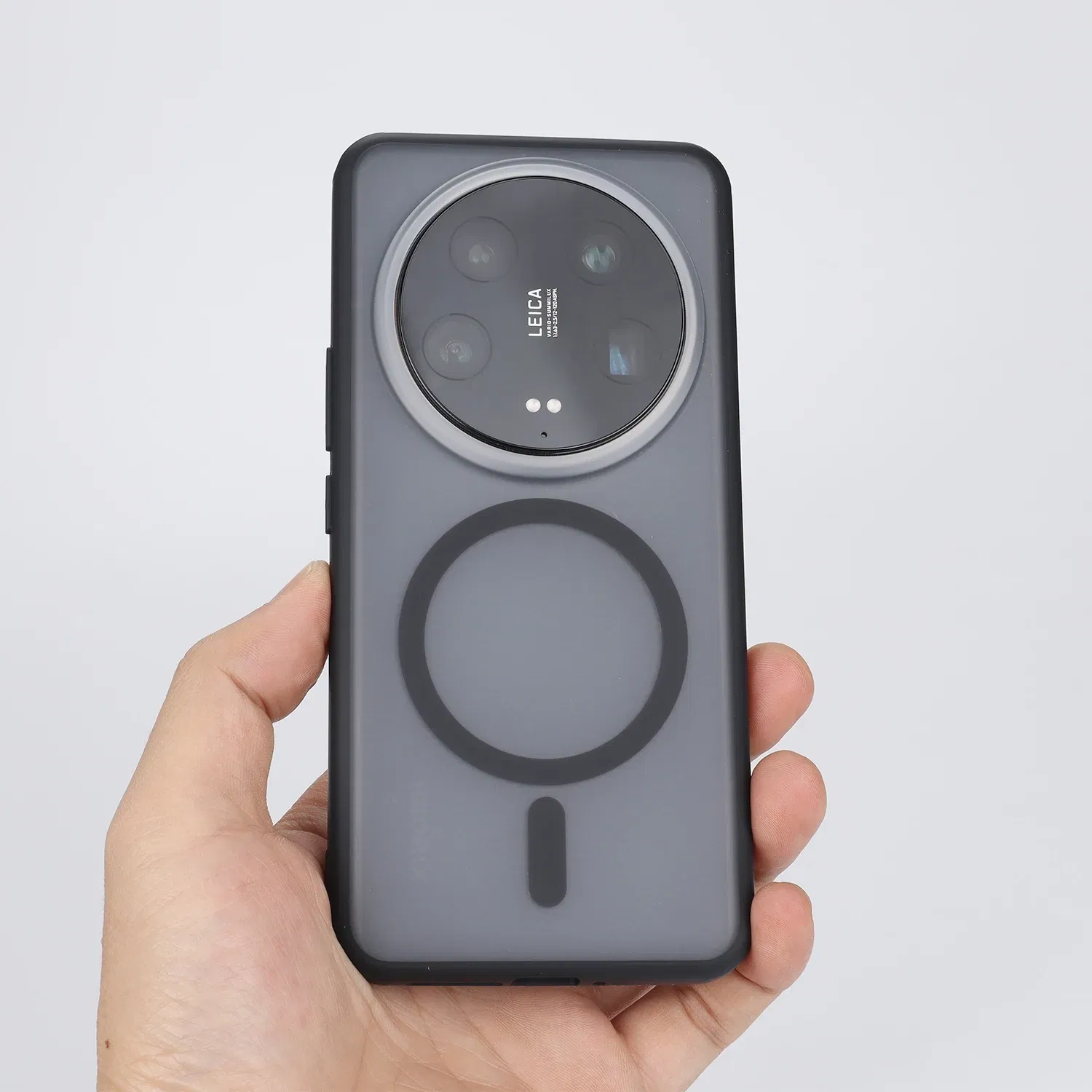 Color: Clear, Material: ABS - Magnetic Case For Xiaomi 14 Ultra Shockproof Magsafe Wireless Charging Clear Phone Cover Tpu Magnetic Frosted Protective Cover