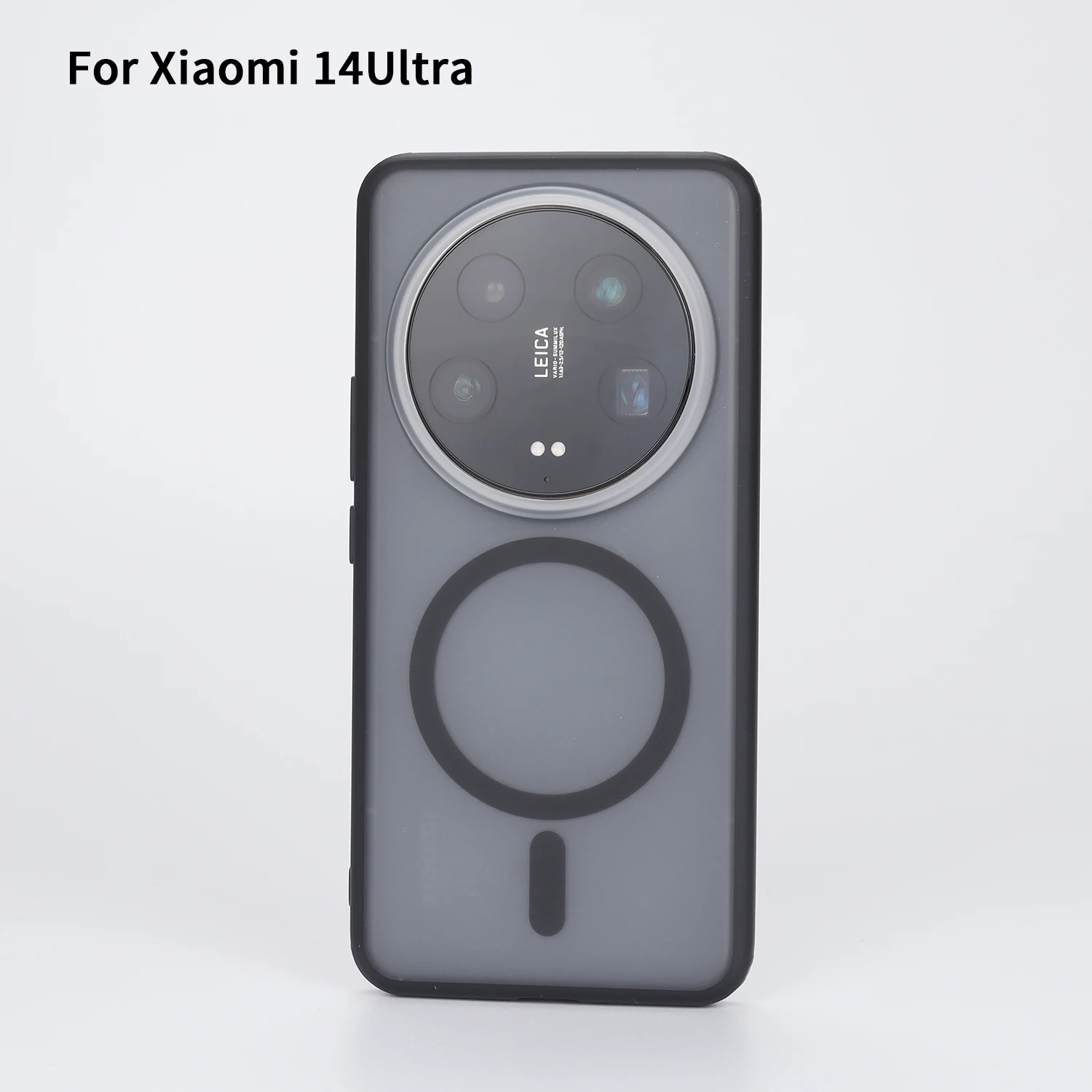 Color: Clear, Material: ABS - Magnetic Case For Xiaomi 14 Ultra Shockproof Magsafe Wireless Charging Clear Phone Cover Tpu Magnetic Frosted Protective Cover