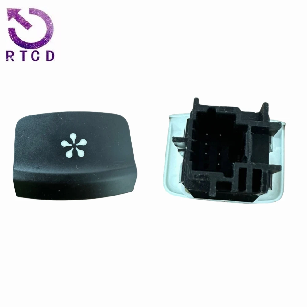 Color: GRAY, Ships From: CHINA - ECO start stop emergency light switch anti slip lock seat adjustment switch air conditioning switch ACC FOR Renault