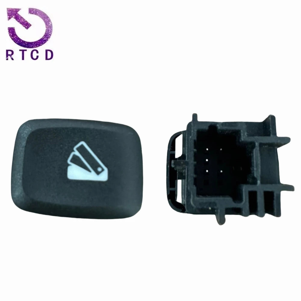 Color: GRAY, Ships From: CHINA - ECO start stop emergency light switch anti slip lock seat adjustment switch air conditioning switch ACC FOR Renault