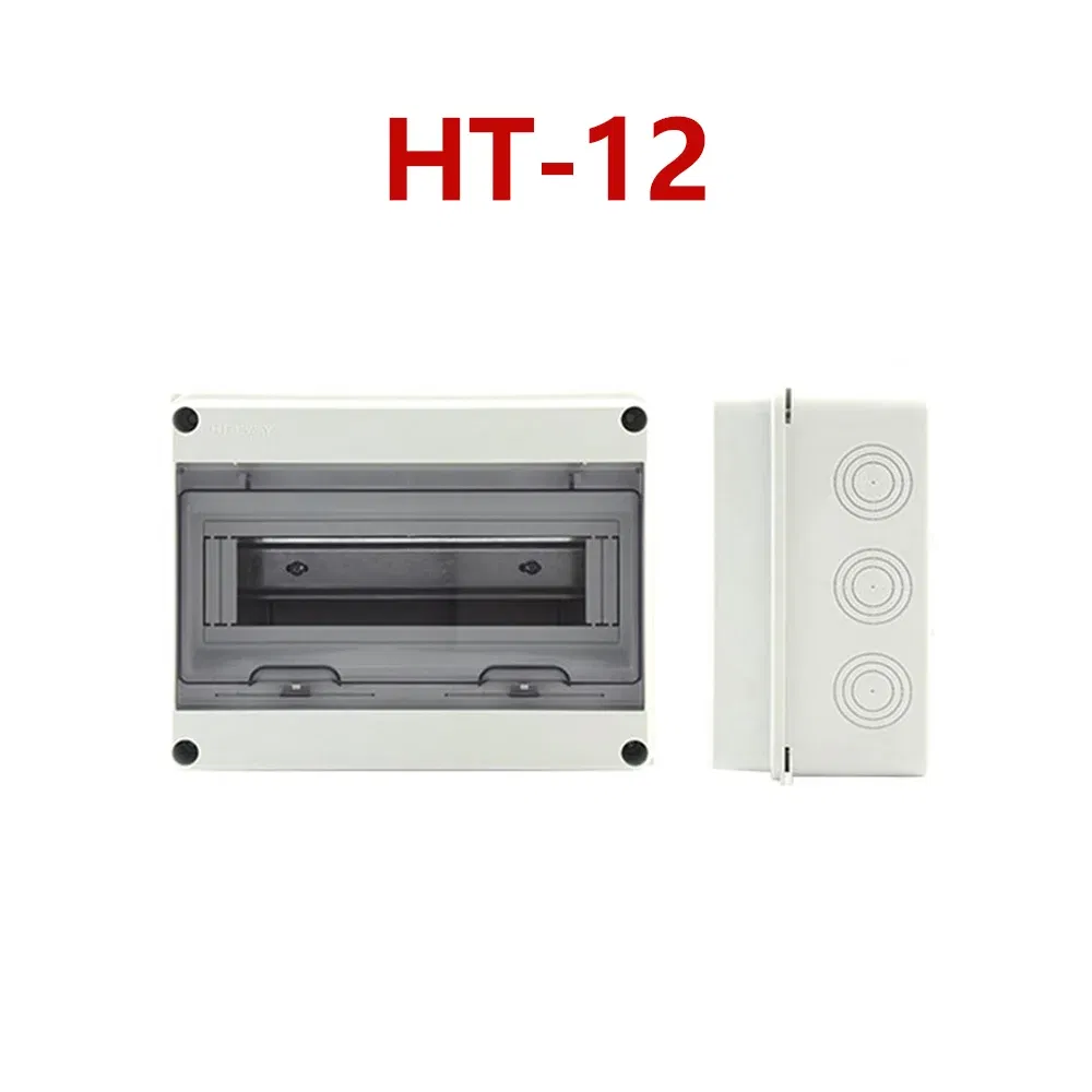 Color: army green - Outdoor Waterproof Electrical Distribution Box Circuit Breaker MCB Power Plastic Junction Wire Box IP65 Power Supply