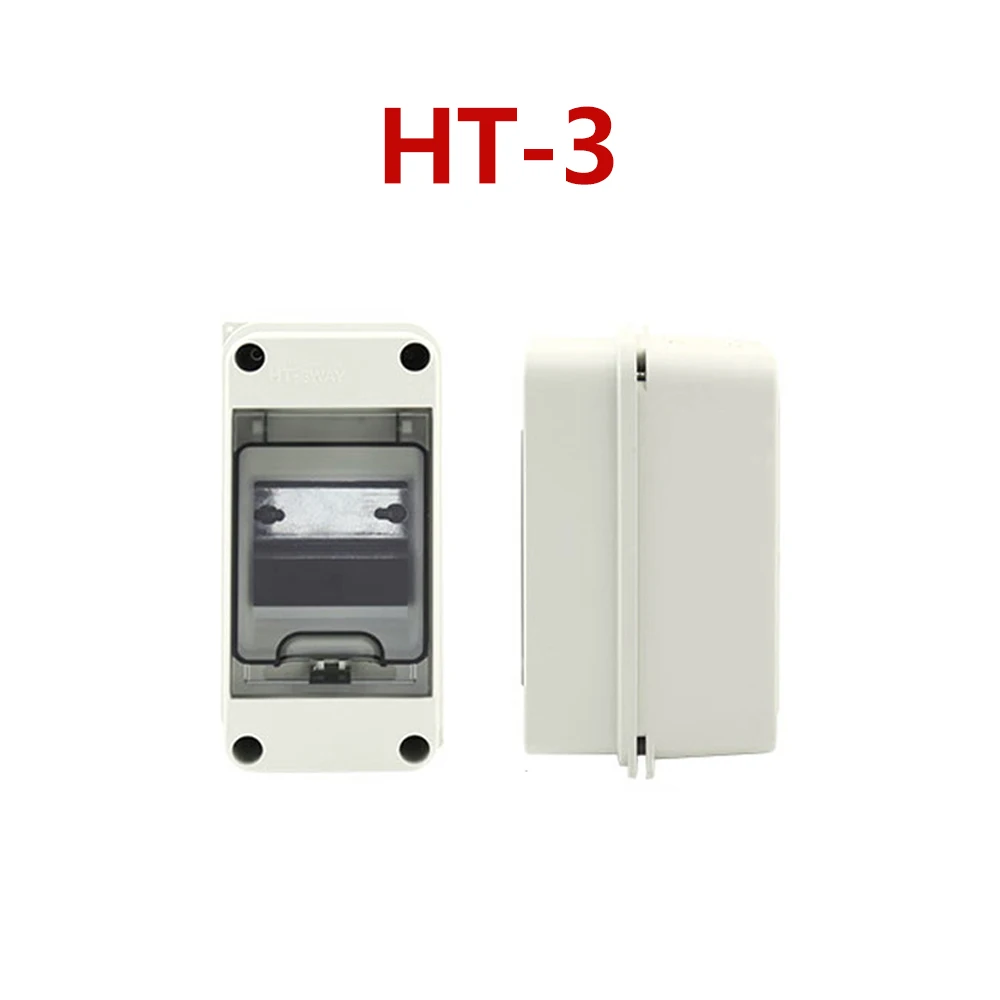 Color: army green - Outdoor Waterproof Electrical Distribution Box Circuit Breaker MCB Power Plastic Junction Wire Box IP65 Power Supply