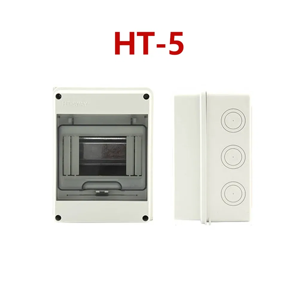 Color: army green - Outdoor Waterproof Electrical Distribution Box Circuit Breaker MCB Power Plastic Junction Wire Box IP65 Power Supply