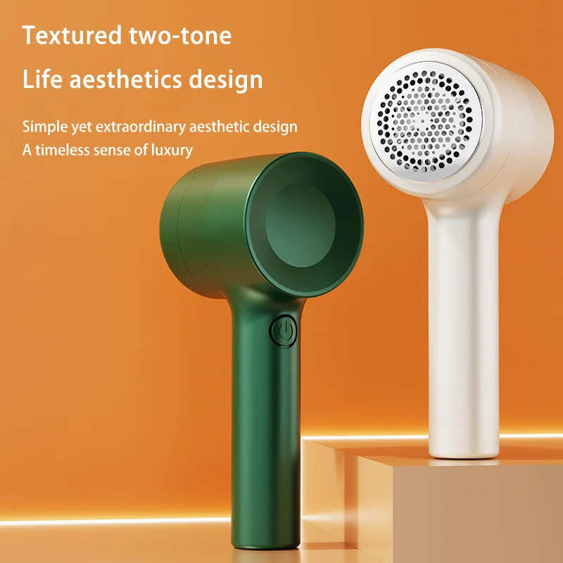 Color: WHITE - 2025 Hair Ball Trimmer Home Usb Portable Rechargeable Hair Ball Trimmer Hair Ball Remover Shaving Machine Sweater Trimmer