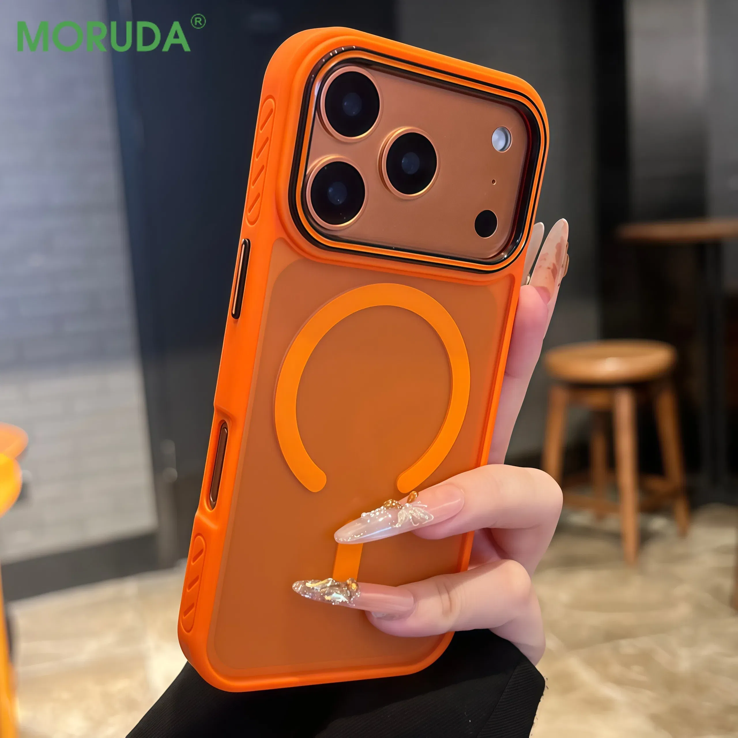 Color: PURPLE, Compatibility by Model: iPhone 12 Pro - Wireless Charging Matte Magnetic Case for iPhone 17 16 ProMax 15 14 Plus 13 12 11 17 Air Anti Fall Bumper Translucent TPU Cover