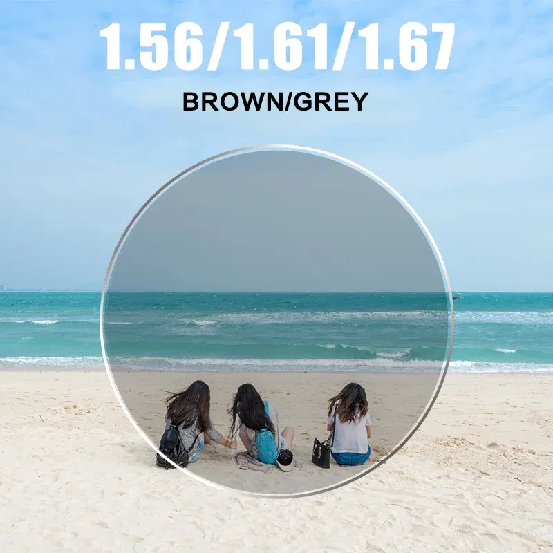 Lenses Color: WHITE, Lens Index: 1.61 - Anti Blue Light Rays Photochromic 1.56 1.61 1.67 Prescription CR-39 Resin Aspheric Glasses Lenses Myopia Hyperopia Reading Lens
