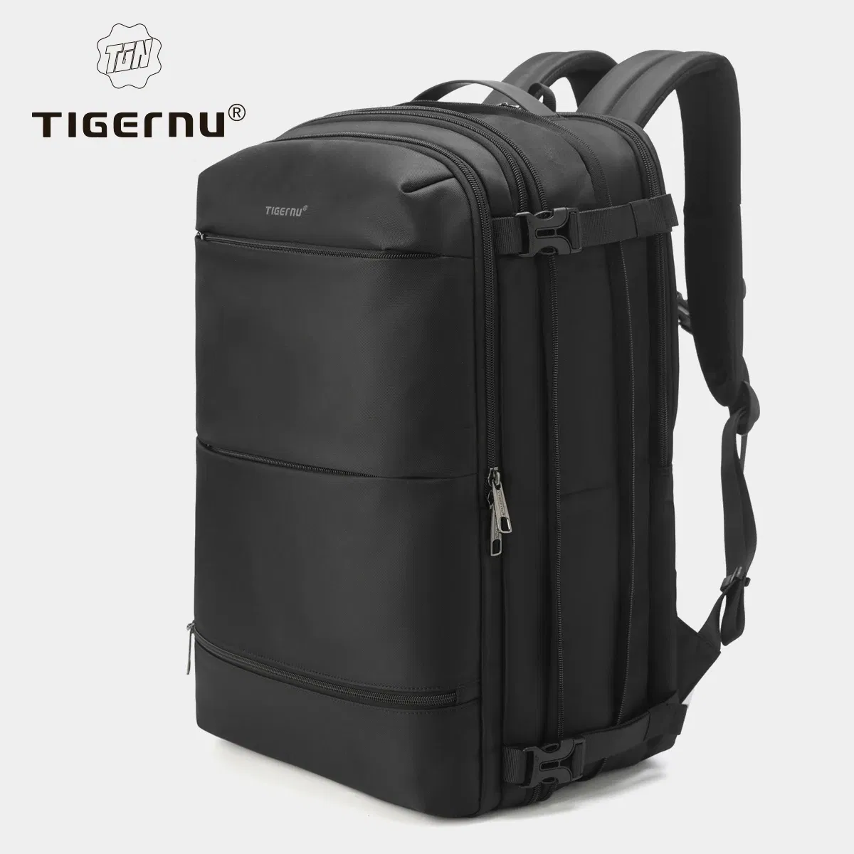 Color: black, Ships From: CHINA - Lifetime Warranty Travel Backpack Men Business Backpack Schoolbag Expandable USB Bag Large Capacity 17 Laptop Bag Waterproof Bag