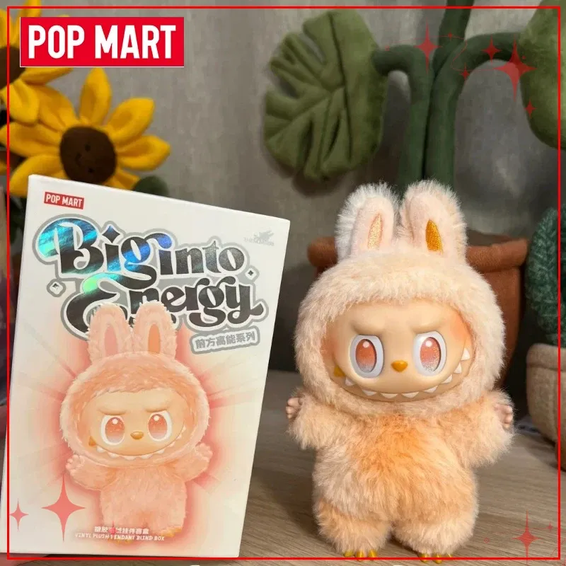 Color: green - POP MART Labubu THE MONSTERS Big Into Energy Series Blind Box Vinyl Plush Dolls Pendant Action Figure Collection Birthday Gifts