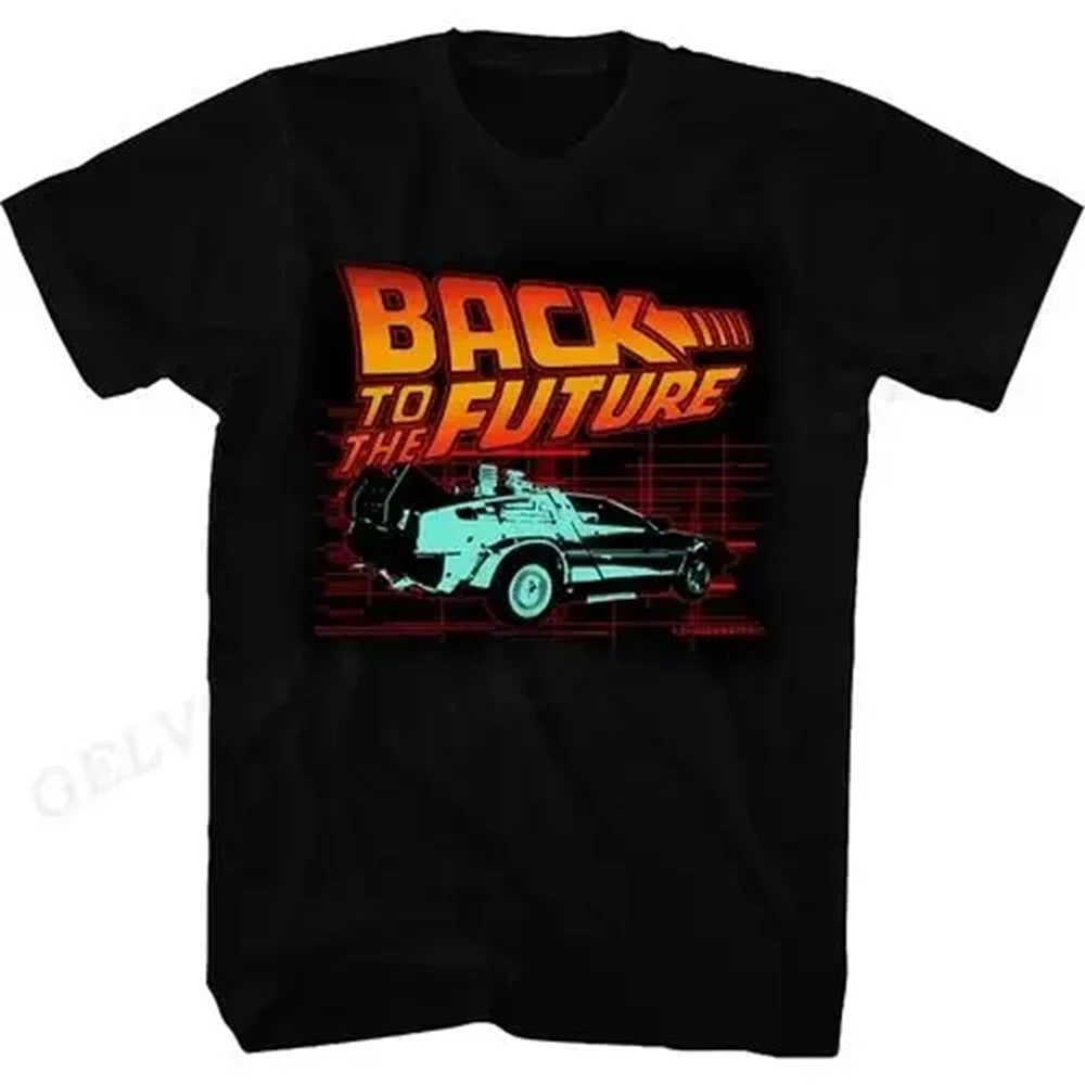 Color: Dark Grey, Size: XS?€old?‰ - Back To The Future T Shirt Graphic Print Men Women Fashion Hip Hop Streetwear Short Sleeve Plus Size T Shirt Unisex 62473