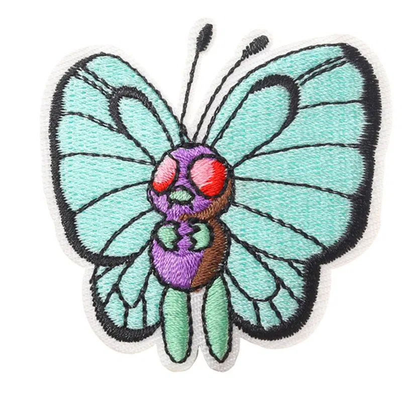 Color: NICKEL - Elf Patch Iron On Embroidered Patches For Clothing Thermoadhesive Patches Cute Animal Fusible Patches On Backpacks DIY Stickers