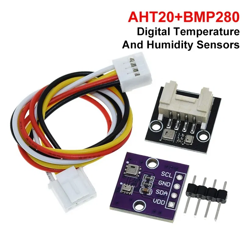 AHT20+BMP280 Temperature Humidity and Air Pressure Module High-precision For Arduino