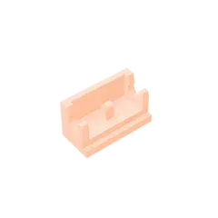 Color: CORAL RED - Gobricks 10PCs Building Blocks MOC Assembles Parts Compatible With 3937 DIY enlighten Block Bricks Educational Gift Toys 2022