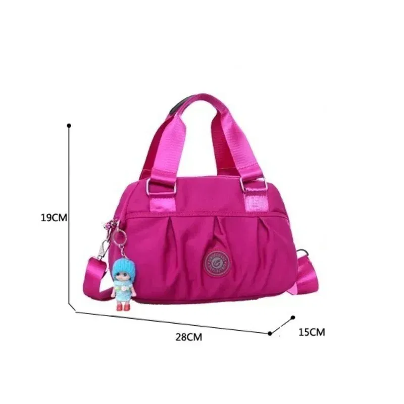 Color: Ivory - Crossbody Bags for Women Simple Canvas Square waterproof Bag Designer Luxury Women's Bag 2024 Fashion Female Handbags for Women