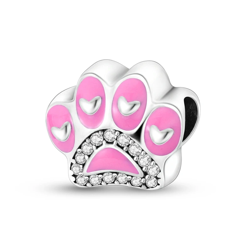 Color: Garden Green - Pink Series Charms 925 Silver Perfume Butterfly Charm Beads Pendent Dangle Fit Original Pandora Charm Bracelet DIY Women Jewelr