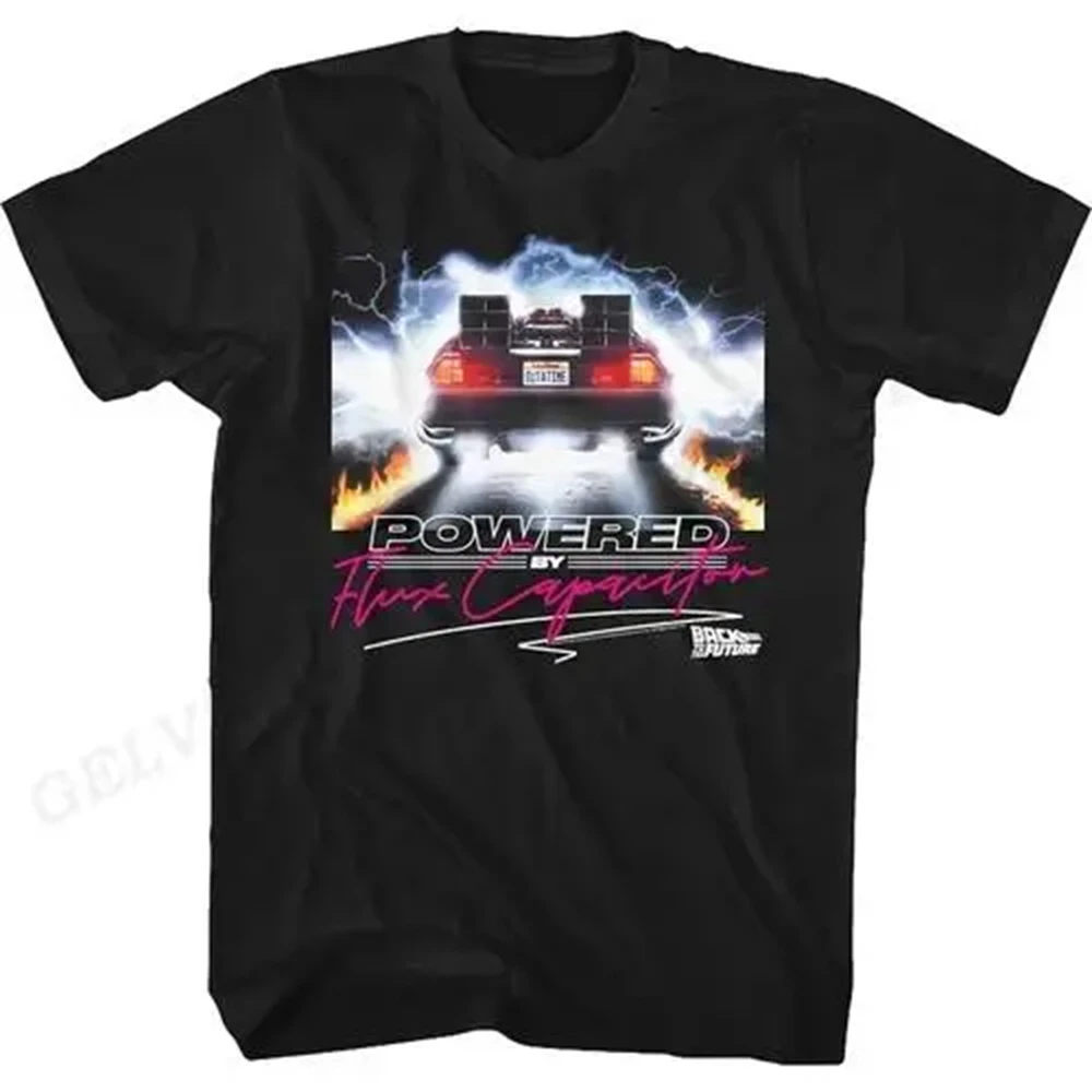 Color: GRAY, Size: L - Back To The Future T Shirt Graphic Print Men Women Fashion Hip Hop Streetwear Short Sleeve Plus Size T Shirt Unisex 62473