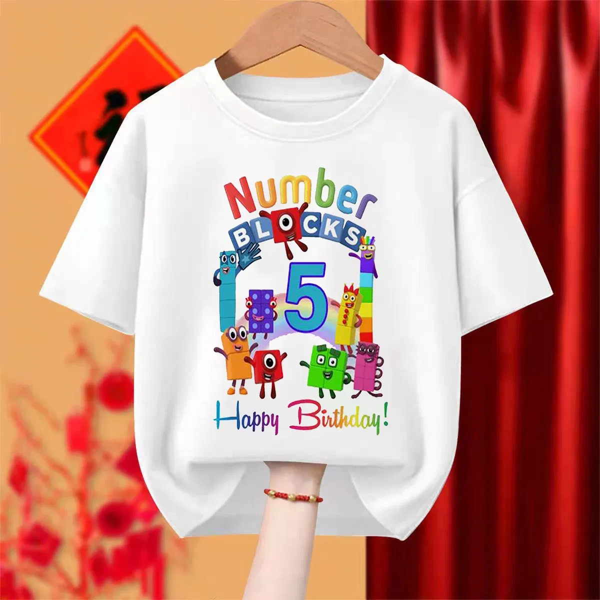 Color: GRAY, Kid Size: 2T - Number 1-9 Boys Girls Cartoon Print Short Sleeve T-Shirts Children's Tshirt Birthday Gift T Shirt Funny Tops Kids Hip Hop Tees