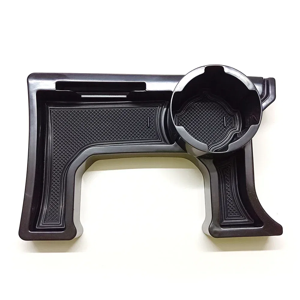 Color Name: Black - For Suzuki Jimny 2019-2024 Stowing Tidying Car Gear Shift Storage Box Organizer Tray Cup Holder Knob Lever Shifter Boot Mat