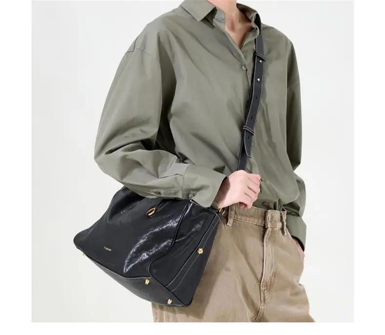 Color: PURPLE - Songmont Tracing Collection Briefcase, Full-Grain Leather Travel Laptop Bag for Work Commute